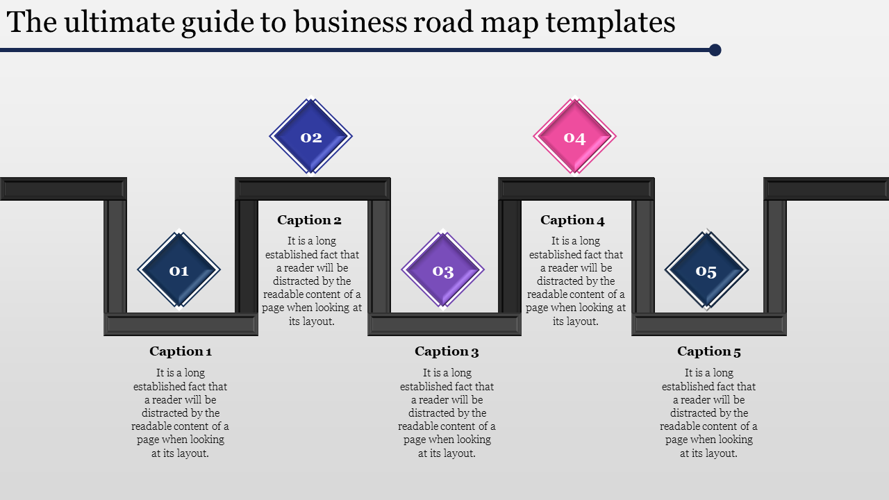 Infographic Business Road Map Templates Presentation